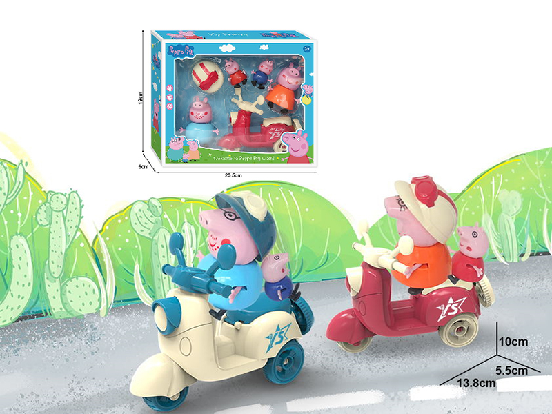 Peppa Pig Slide Motorcycle Set