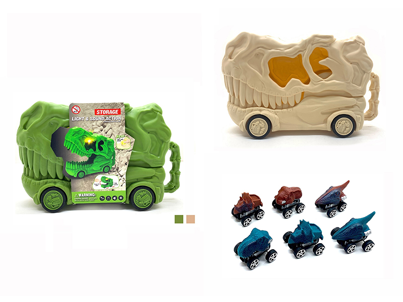 Slide Dinosaur Bone Storage Car Model Dinosaur Car