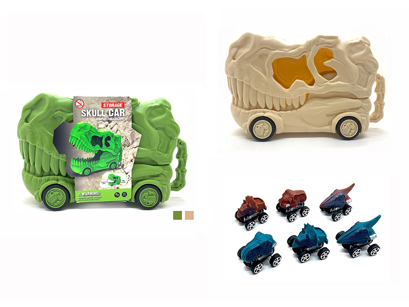 Slide Dinosaur Bone Storage Car Model Dinosaur Car