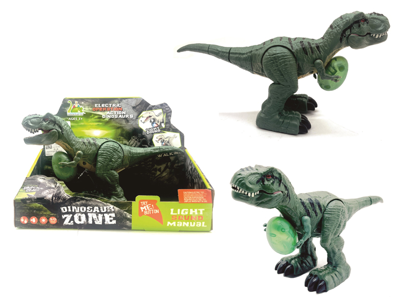 B/O Tyrannosaurus Rex With Sound And Light (Green)