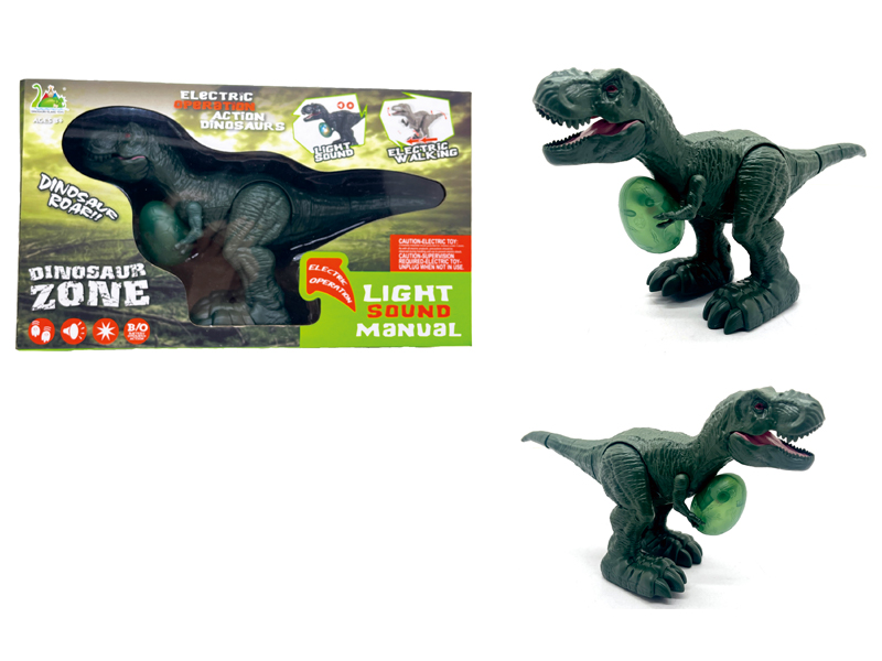 B/O Baodan Tyrannosaurus Rex With Light (Green)