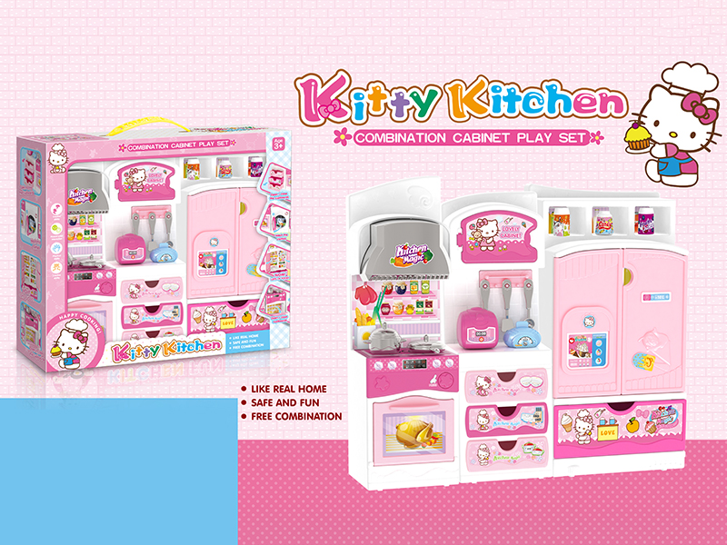 Kitchen Combination Cabinet Play Set
