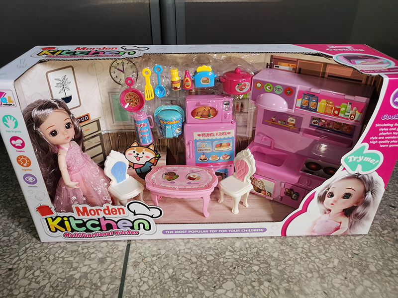 Kitchen Scene Set + Doll