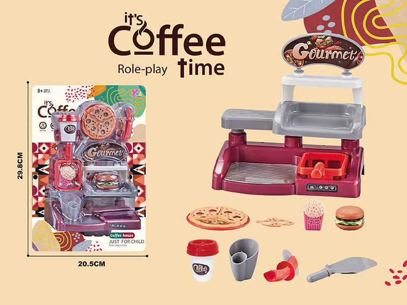 Hamburger Pizza Oven Coffee House Role-Palying Series