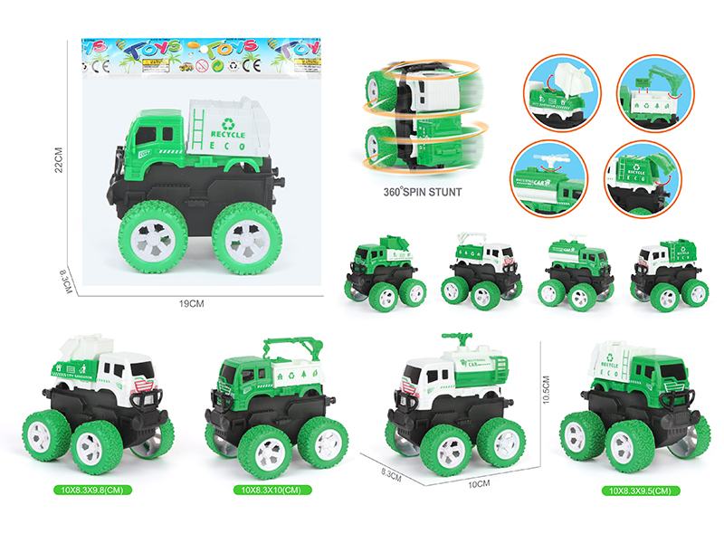Friction Stunt Off-Road Sanitation Truck