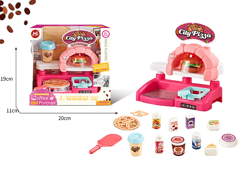 Hamburger Pizza Oven Coffee Hut Role-Palying Series