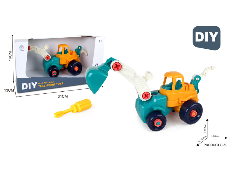 DIY Disassembly Engineering Vehicle