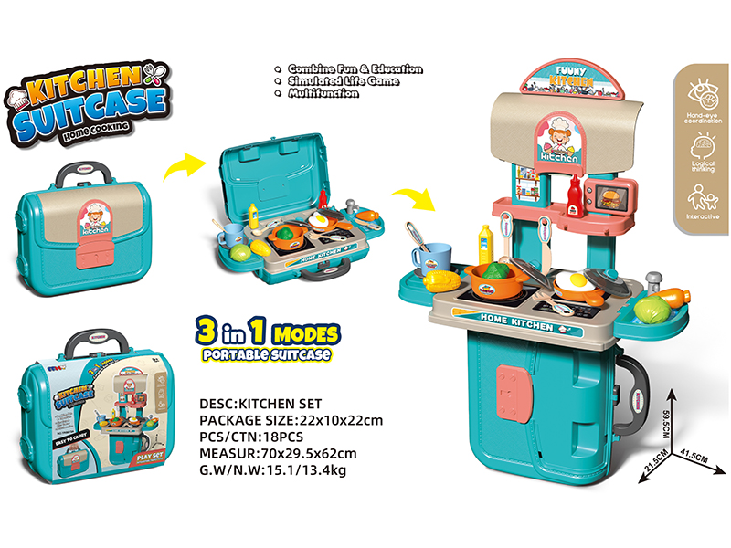 Kitchen Series 3 In 1 Modes Portable Suitcase