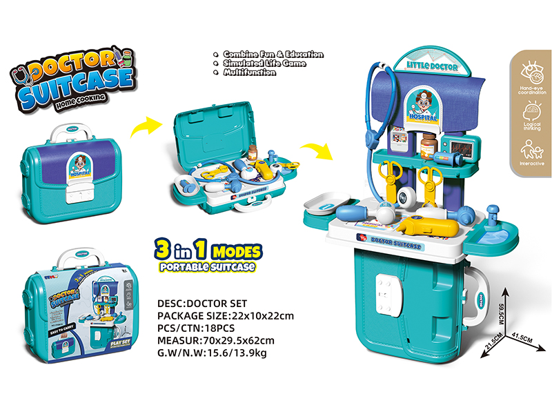 Doctor Set 3 In 1 Modes Portable Suitcase
