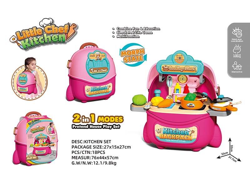 Rocket Backpack Kitchen Set