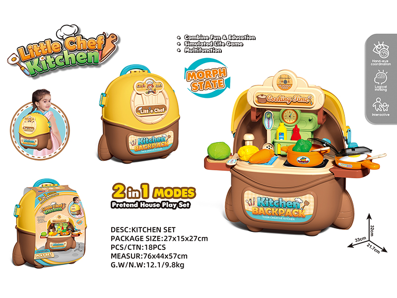 Rocket Backpack Kitchen Set