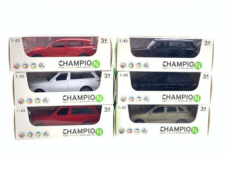 1:43 Land Rover Cayenne Pull Back Alloy Simulated Car