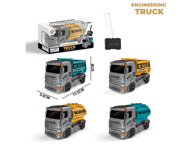 2-Channel Remote Control Engineering Truck