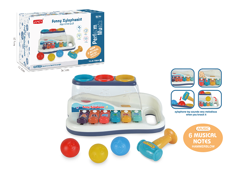 Funny Xylophone Hammer Ball Toy