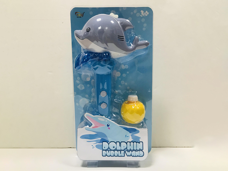 Dolphin Bubble Stick With Lights