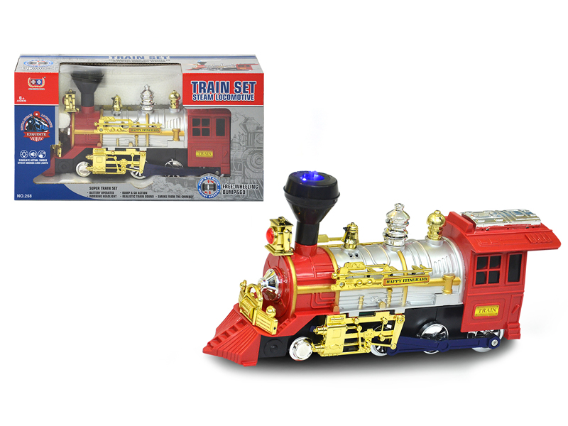 B/O Smoke Rail Trains With Light And Music