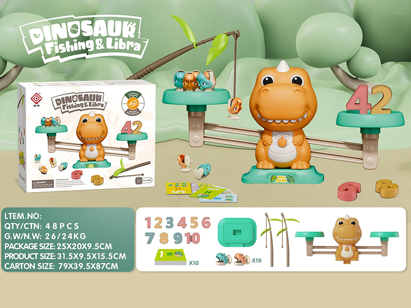 Dinosaur Fishing & Balance Toy