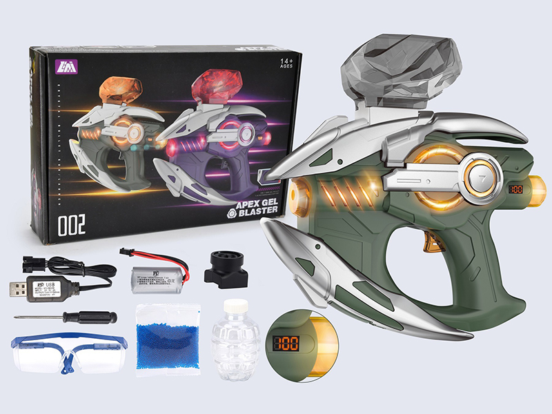 Space Water Bullet Gun(With Lights,LED Display Screen)