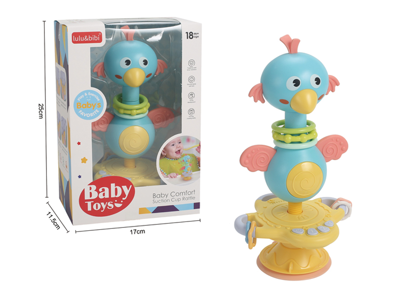 Bird Suction Cup Dining Table Bell With Music