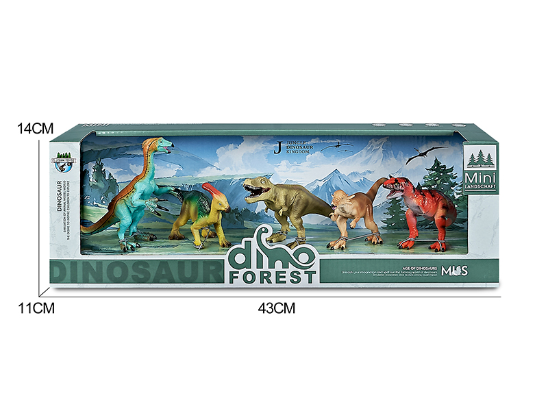 Dinosaur Model Forest Scene Toys