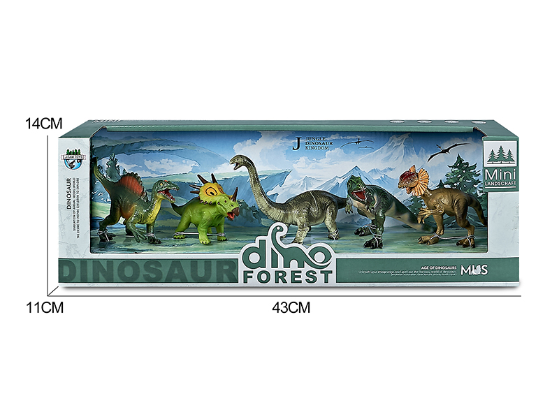 Dinosaur Model Forest Scene Toys
