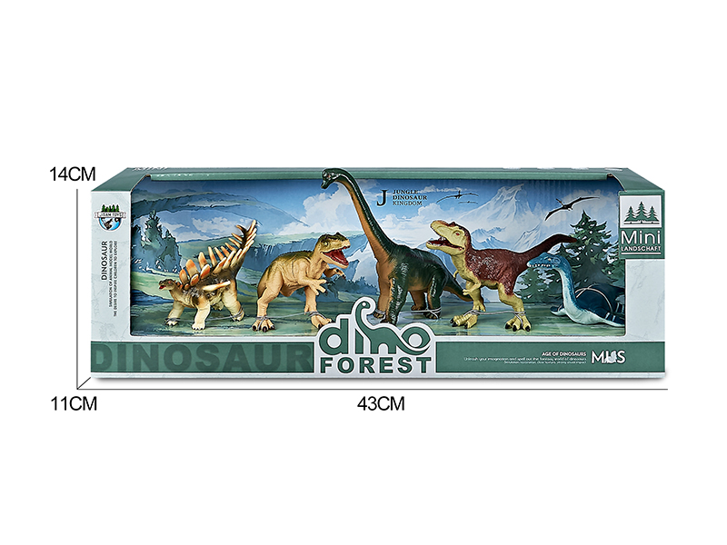 Dinosaur Model Forest Scene Toys