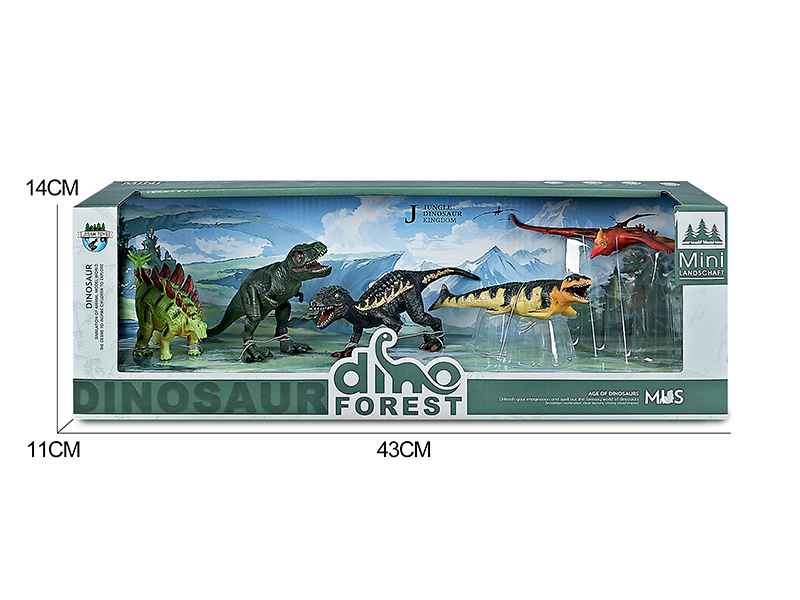 Dinosaur Model Forest Scene Toys