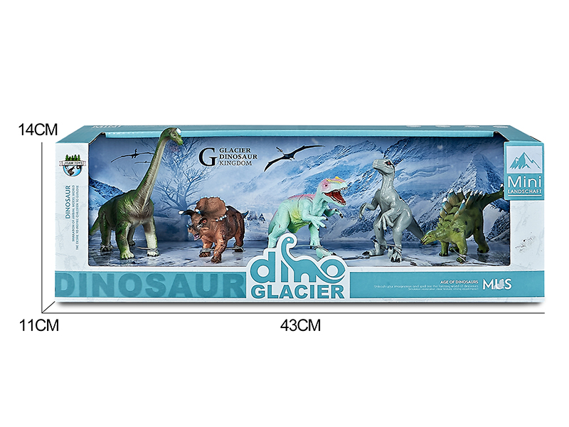 Dinosaur Model Glacier Scene Toys
