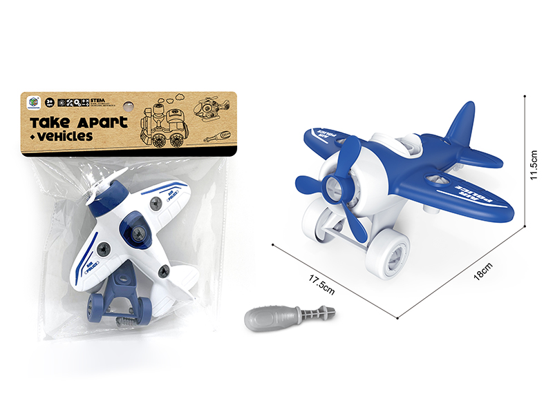 DIY Disassembly And Assembly Airplane Toy