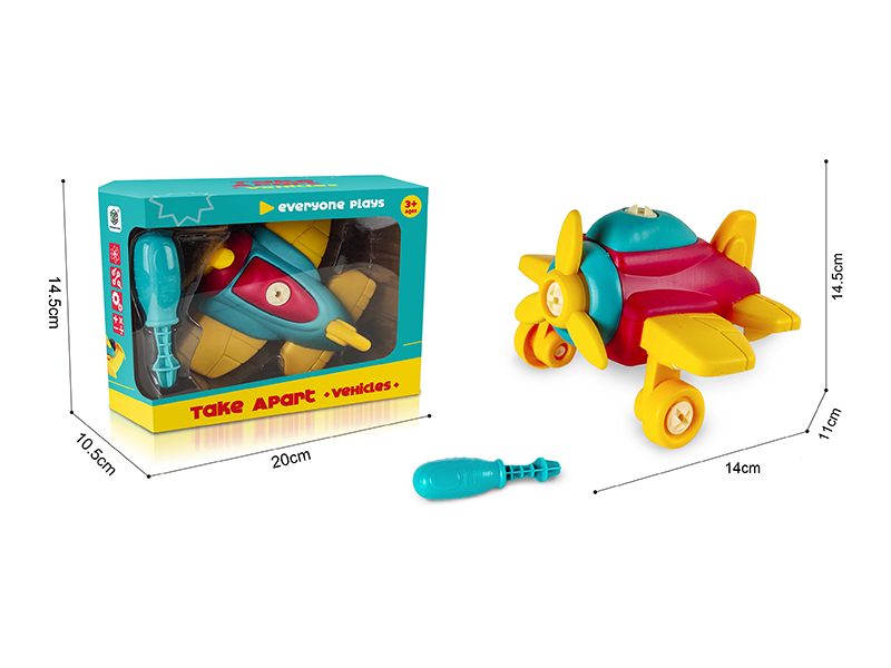 DIY Disassembly And Assembly Airplane Toy