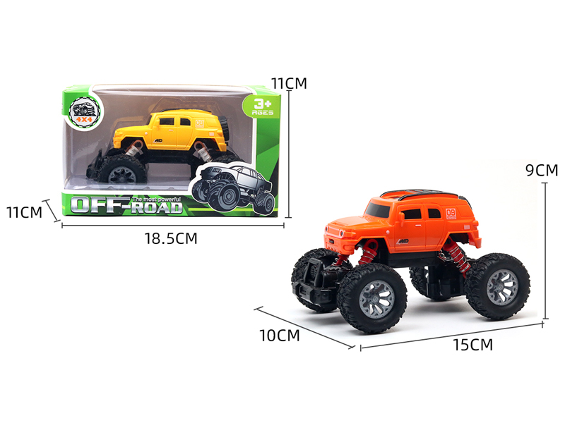 Dual Pull Back Toyota Climbing Car