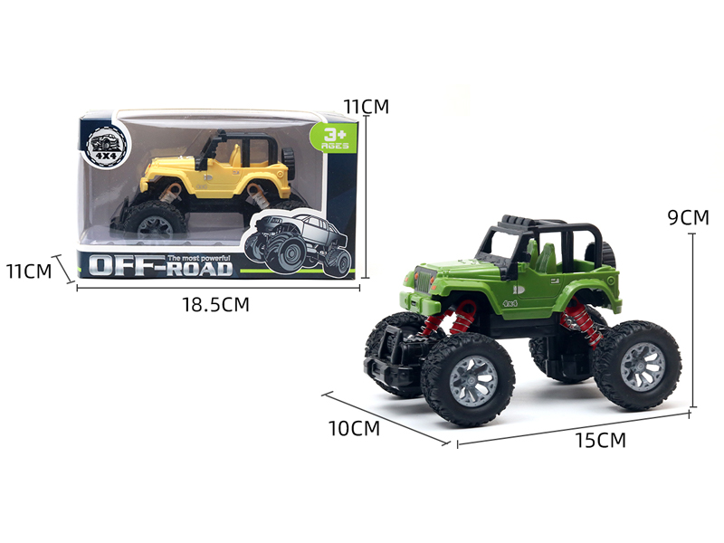 Dual Pull Back Wrangler Climbing Car
