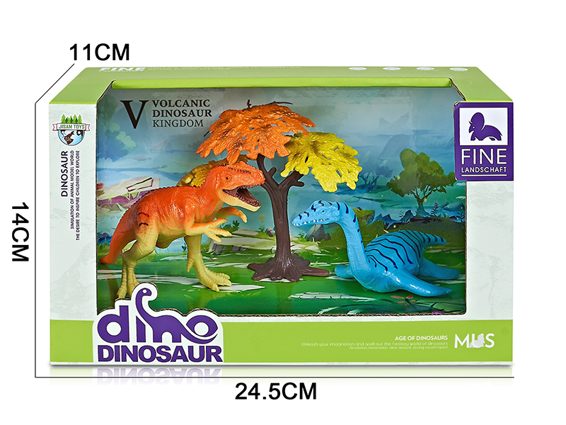 Dinosaur Model Scene Toys(Dilophosaurus, Plesiosaur)