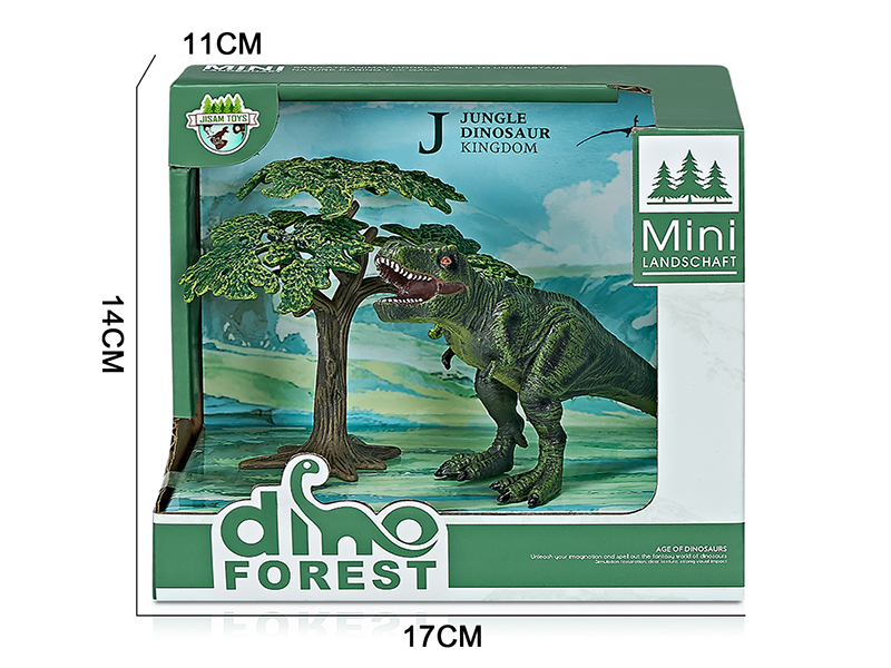 Forest Dinosaur Model Scene Toys(Tyrannosaurus Rex)