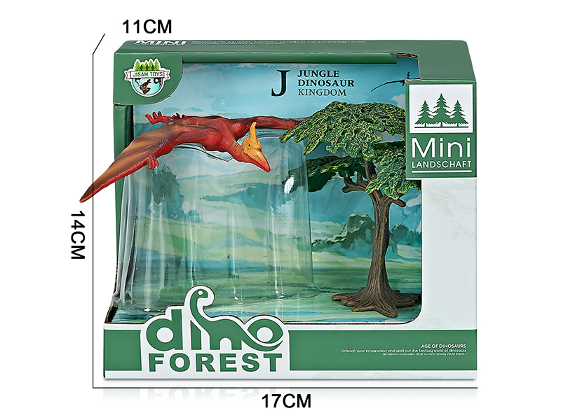 Forest Dinosaur Model Scene Toys(Pteranodon)
