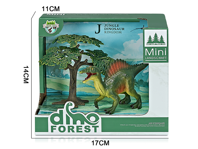 Forest Dinosaur Model Scene Toys(Spinosaurus)