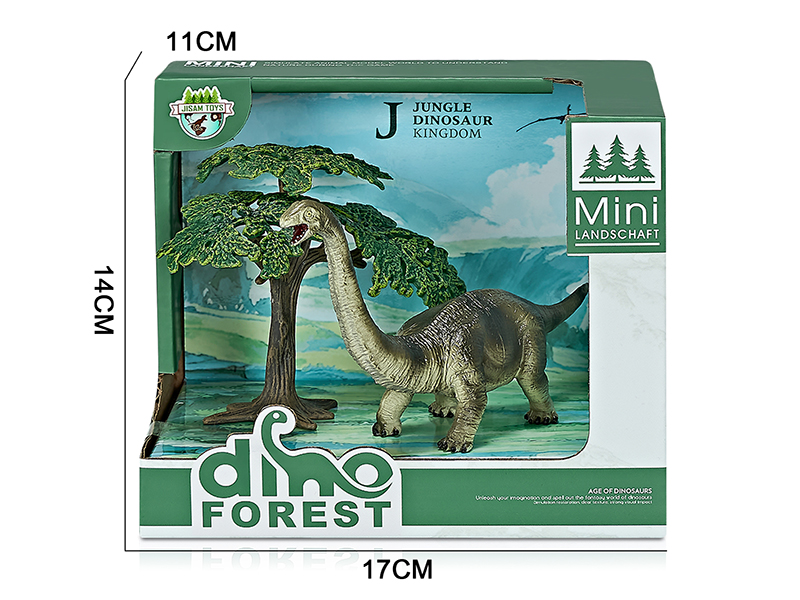 Forest Dinosaur Model Scene Toys(Apatosaurus)