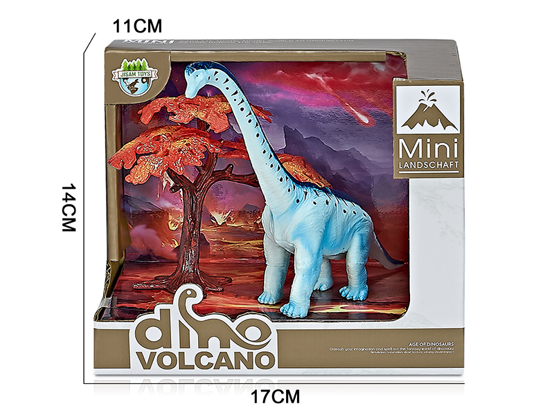 Volcanic Dinosaur Model Scene Toys(Brachiosaurus)