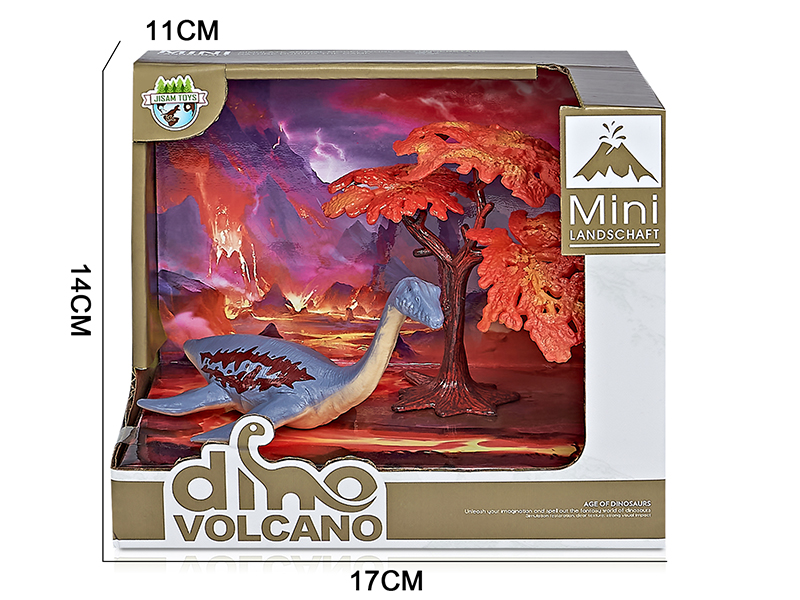 Volcanic Dinosaur Model Scene Toys(Plesiosaur)