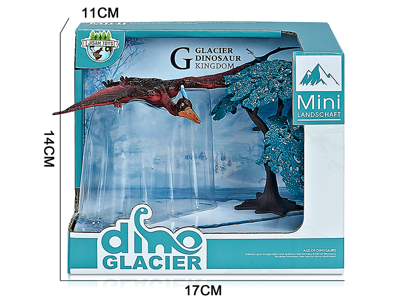 Glacier Dinosaur Model Scene Toys(Pteranodon)