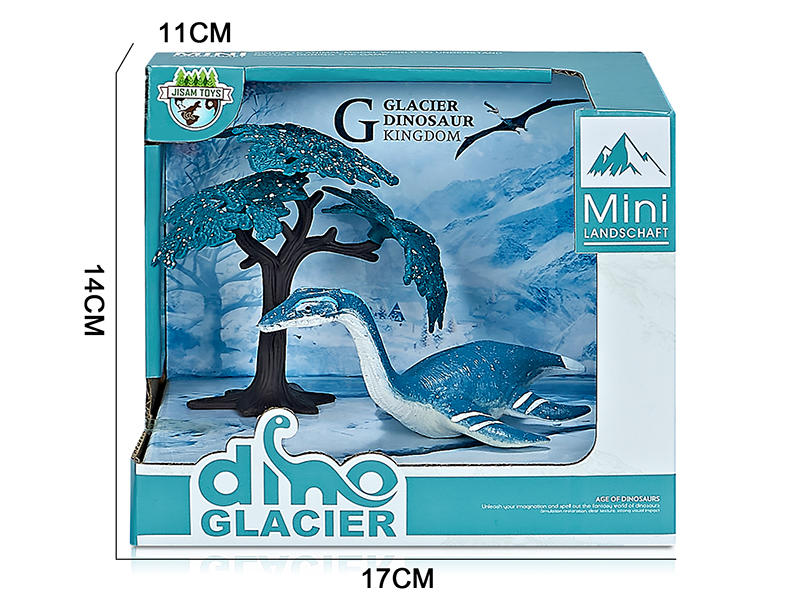 Glacier Dinosaur Model Scene Toys(Plesiosaur)