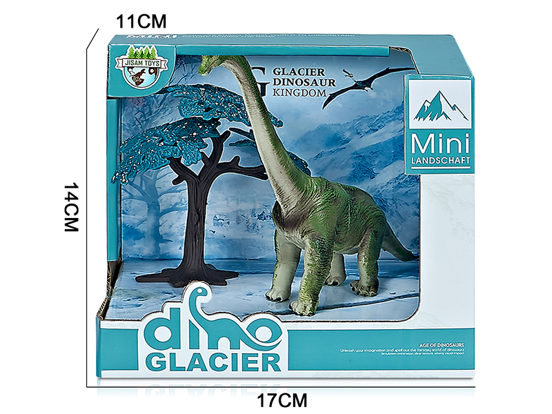 Glacier Dinosaur Model Scene Toys(Brachiosaurus)