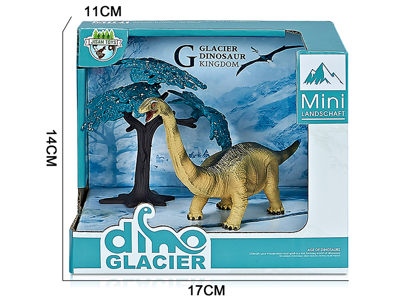 Glacier Dinosaur Model Scene Toys(Apatosaurus)
