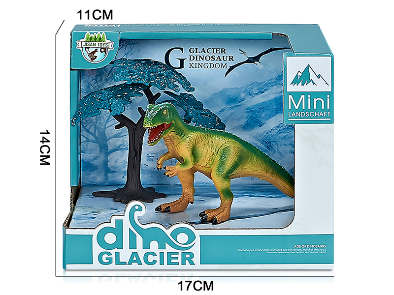 Glacier Dinosaur Model Scene Toys(Giganotosaurus)