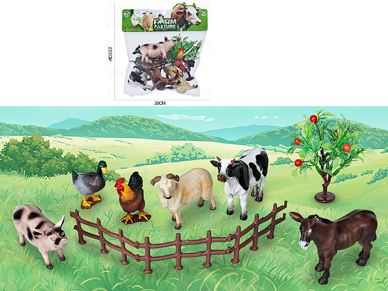 Farm Animals Set(6 Animals)