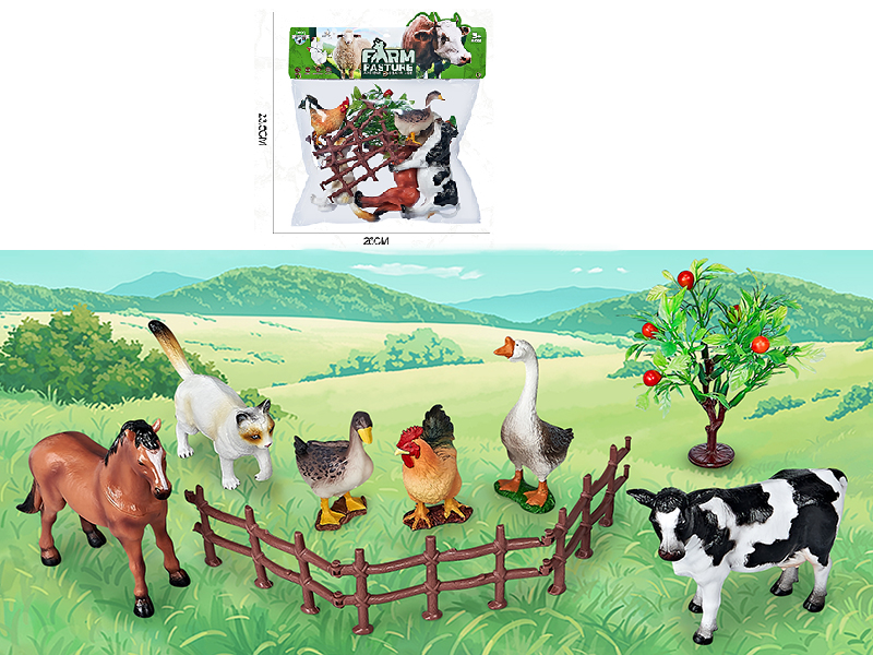 Farm Animals Set(6 Animals)
