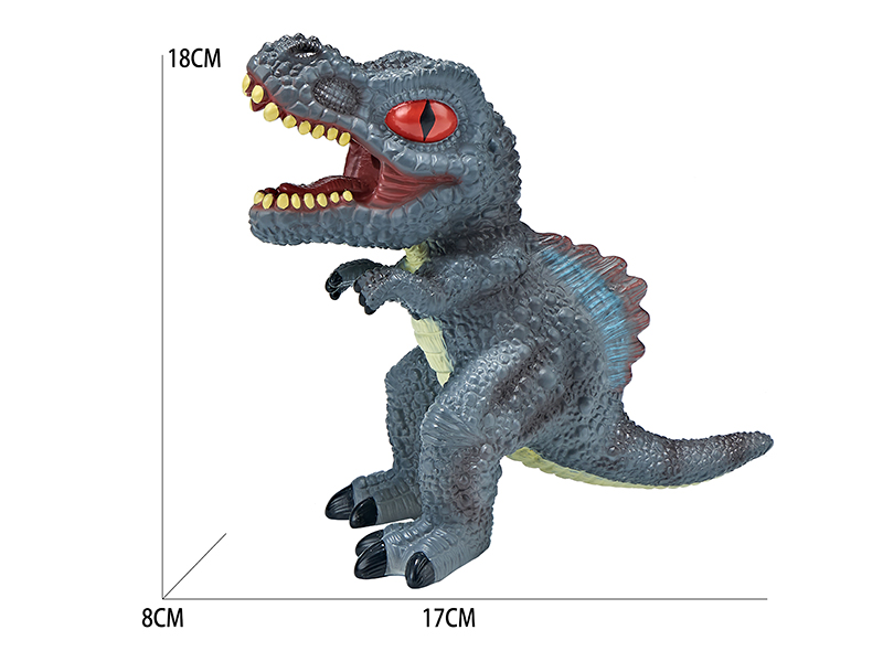 Vinyl Cartoon Dinosaur Model With BB Whistle And Lights - Spinosaurus