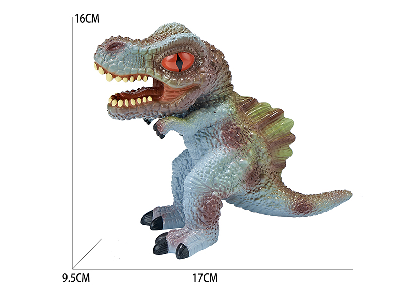 Vinyl Cartoon Dinosaur Model With BB Whistle And Lights - Spinosaurus