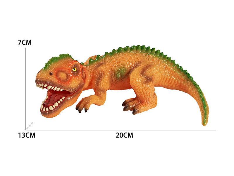 Vinyl Cartoon Dinosaur Model With BB Whistle And IC - Giganotosaurus