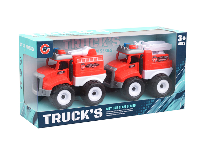 Friction Fire Engine 2pcs